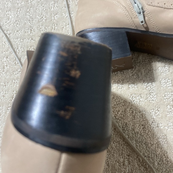 Jeffrey Campbell’s soft, leather, tall, heel boot lace front inside zipper - Picture 3 of 8